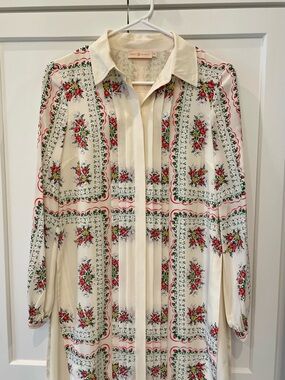 Tory Burch Silk Cora Dress with Floral Print - size 00